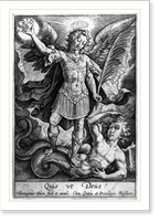 Historic Framed Print, St. Michael,  17-7/8" x 21-7/8"