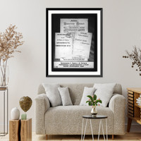 Title page of Communist Manifesto in 3 languages (Russian, German & ?), Antique Wall Art
