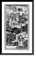 A prince about to embark on a journey accompanied by a Pir, a man of wisdom, learned in Holy Writ Classic, Vintage Wall Art