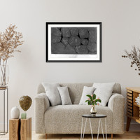 Historic Framed Print, Heiroglyphics passed on Santa Fe Trail,  17-7/8" x 21-7/8"