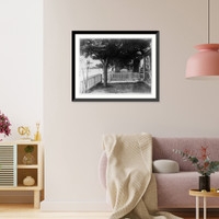 Fort Clark, Tex., ca. 188-: Officers' line, Fort Clark, Tex."" Classic, Antique Wall Art