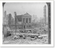 Antique City View - Baltimore, Maryland - Southeast over Street