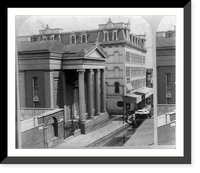 Historic Framed Print, Metropolitan and Suburban Scenery, Baltimore, Md.: [Charles Street],  17-7/8" x 21-7/8"