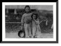 Maud Daly, five years old. Grade Daly, three years old. Each picks about one pot of shrimp a day for the Peerless Oyster Co. The youngest said to be the fastest worker. Location: Bay St. Louis, Mis