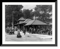 Railroad station, Golden, Colorado, Vintage Wall Art