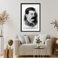 Iosif Stalin, 1879-1953, Vintage Poster