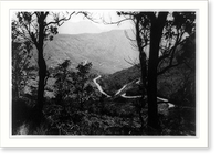 Historic Framed Print, Scene on the road to Petorpolis, Brazil,  17-7/8" x 21-7/8"