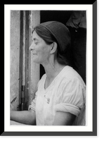Luneda Commeaux, Cajun singer, half-length portrait, facing left, New Iberia, Louisiana Classic, Vintage Poster