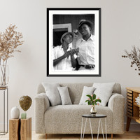 Historic Framed Print, Ernest and Paul, Jennings, Louisiana,  17-7/8" x 21-7/8"