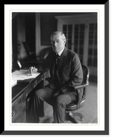 Historic Framed Print, Woodrow Wilson, 1856-1924,  17-7/8" x 21-7/8"