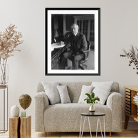 Historic Framed Print, Woodrow Wilson, 1856-1924,  17-7/8" x 21-7/8"