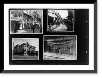 Historic Framed Print, Exterior of Japanese theater; movie theaters, Asakusa; the Imperial Theater; Japanese drama,  17-7/8" x 21-7/8"