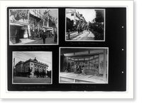 Historic Framed Print, Exterior of Japanese theater; movie theaters, Asakusa; the Imperial Theater; Japanese drama,  17-7/8" x 21-7/8"