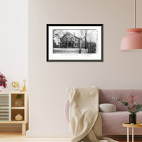 Historic Framed Print, William McKinley's home, Canton, Ohio,  17-7/8" x 21-7/8"