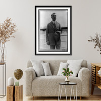 Sirge Kousevitsky among arrivals in Leviathan, Antique Wall Art