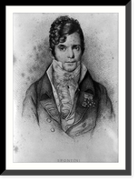 Historic Framed Print, Gaspard Luigi Pacifico Spontini,  17-7/8" x 21-7/8"