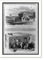The Telegraph station, Sandy Hook - with view of operating room Classic, Antique Print