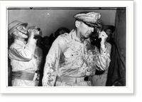Genl. MacArthur with Philippine President Sergio Osmena, Oct. 1944, Vintage Wall Art