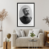 Historic Framed Print, Walter Quinton Gresham - Postmaster General,  17-7/8" x 21-7/8"