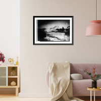The collapsed Wright airplane photographed just after it struck the ground, Antique Print
