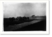 Lieutenant Selfridge, fatally injured, being carried out by civilians and soldiers Classic, Vintage Wall Art