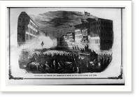 Antique Architecture - New York City - Torchlight procession