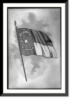 Historic Framed Print, North Carolina flag,  17-7/8" x 21-7/8"
