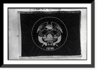 Historic Framed Print, Utah flag - Reproduction,  17-7/8" x 21-7/8"
