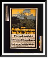 Der Schuumltzengraben im k.k. Prater. Franz Wacik, Antique Print