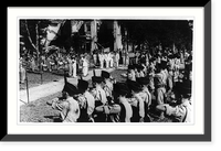 Peace ceremonies between the French Indo-Chinese Vietnam and the French emissaries, Antique Print