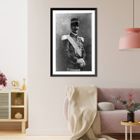 Historic Framed Print, Victor Emanuel III, King of Italy,  17-7/8" x 21-7/8"