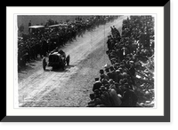 Historic Framed Print, Automobile race for the Vanderbilt Cup Race,  17-7/8" x 21-7/8"