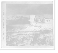 Historic Framed Print, Scene near Deeth. Mount Halleck in distance,  17-7/8" x 21-7/8"