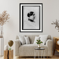Abigail Scott Duniway, bust portrait, facing right, Historic Reproduction