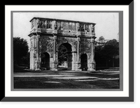 Historic Framed Print, Arch of Constantine - Rome,  17-7/8" x 21-7/8"