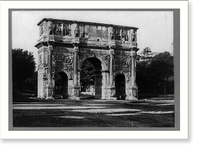 Historic Framed Print, Arch of Constantine - Rome,  17-7/8" x 21-7/8"