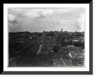 Historic Framed Print, Canton, China - Flower Pagoda in distance,  17-7/8" x 21-7/8"