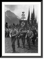 Parade of storm troopers, Historic Print