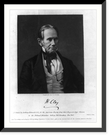 Historic Framed Print, H. Clay,  17-7/8" x 21-7/8"