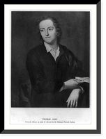 Historic Framed Print, Thomas Gray,  17-7/8" x 21-7/8"