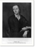 Historic Framed Print, Thomas Gray,  17-7/8" x 21-7/8"