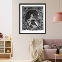 Historic Framed Print, Louisa Catherine Adams,  17-7/8" x 21-7/8"