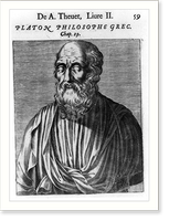 Vintage Americana Print - Plato - Great Gift for History Buffs