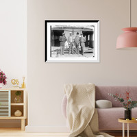 Historic Framed Print, Jules Rickl de Bellyes- Fr. Woxen, A. Van der Elst, Dr. Kastoekis,  17-7/8" x 21-7/8"