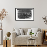 The Western wharves at Washington where Army supplies are received Classic, Vintage Poster