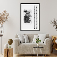 Historic Framed Print, To sweep the Augean Stable. For President, Andrew Jackson. For Vice-President, John C. Calhoun,  17-7/8" x 21-7/8"