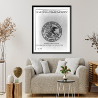 Third seal of the State of Illinois; in use since Oct. 26, 1868, Historic Reproduction
