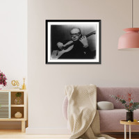 Historic Framed Print, Andres Segovia,  17-7/8" x 21-7/8"