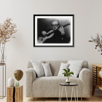 Historic Framed Print, Andres Segovia,  17-7/8" x 21-7/8"