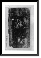 Historic Framed Print, The Forest of Fontainebleau, Winter,  17-7/8" x 21-7/8"